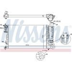 Nissens Wasserkühler PKW 61381A Nissens Wasserkühler PKW 61381A