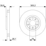 Bremsscheibe VA 0 986 479 291 Bremsscheibe VA 0 986 479 291