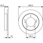 Bosch Bremsscheibe 0 986 479 B09 Bosch Bremsscheibe 0 986 479 B09