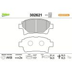 Valeo Bremsbelagsatz 302621 Valeo Bremsbelagsatz 302621