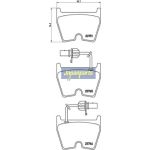 Japanparts Bremsbeläge PA-0922AF Japanparts Bremsbeläge PA-0922AF