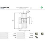 AFP0005(INA) AUTOSTARTER Lichtmaschinenfreilauf AFP0005(INA) AFP0005(INA) AUTOSTARTER Lichtmaschinenfreilauf AFP0005(INA)