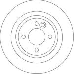 Bremsscheibe Mini P. Mini Cooper 01 DF4197