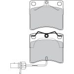 Valeo Bremsbelagsatz 598807 Valeo Bremsbelagsatz 598807