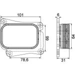 MAHLE Ölkühler, Motoröl CLC 111 000P MAHLE Ölkühler, Motoröl CLC 111 000P