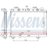 Nissens Wasserkühler PKW 64305A Nissens Wasserkühler PKW 64305A