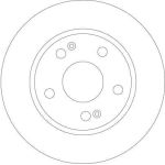 Bremsscheibe Hyundai P. Santa DF4443 Bremsscheibe Hyundai P. Santa DF4443