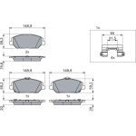 Bremsbelag 0 986 424 862 Bremsbelag 0 986 424 862