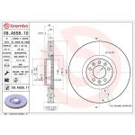 70 481 039 Bremsscheibe VA 09.A558.11 70 481 039 Bremsscheibe VA 09.A558.11