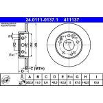Bremsscheibe Db P. W201 1,8-2,5 82-93 24.0111-0137.1 Bremsscheibe Db P. W201 1,8-2,5 82-93 24.0111-0137.1