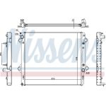 Wasserkühler PKW 646804 Wasserkühler PKW 646804