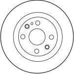 TRW Bremsscheibe Mazda T. Mx-3 DF2703 TRW Bremsscheibe Mazda T. Mx-3 DF2703