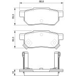 Bosch Bremsbelagsatz 0 986 494 128 Bosch Bremsbelagsatz 0 986 494 128