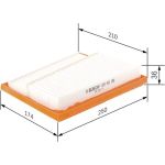 Luftfilter F 026 400 388 Luftfilter F 026 400 388