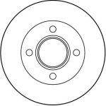 51 481 027 Bremsscheibe VA DF2753 51 481 027 Bremsscheibe VA DF2753