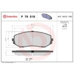 BREMBO Bremsklötze VA P 79 018 BREMBO Bremsklötze VA P 79 018