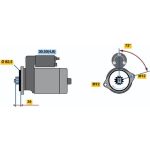 Bosch Anlasser 0001125055 Bosch Anlasser 0001125055