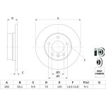 Bremsscheibe HA 0 986 478 561 Bremsscheibe HA 0 986 478 561