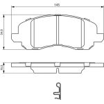 Bosch Bremsbelagsatz 0 986 494 575 Bosch Bremsbelagsatz 0 986 494 575
