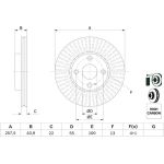 Bosch Bremsscheibe 0 986 479 E56 Bosch Bremsscheibe 0 986 479 E56