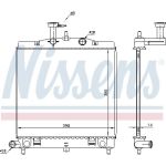 Nissens Wasserkühler PKW 66760 Nissens Wasserkühler PKW 66760