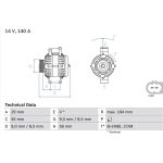 Lichtmaschine 0 986 081 370 Lichtmaschine 0 986 081 370