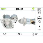 Valeo Anlasser 438492 Valeo Anlasser 438492