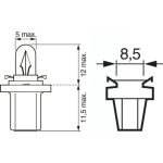24V 1,2W TRUCK LIGHT B8,5d 1987302514 24V 1,2W TRUCK LIGHT B8,5d 1987302514