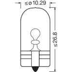 WY5W OSRAM 12V 5W W2.1x9.5D 1Stk 2827NA