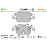 Valeo Bremsbelagsatz 302669