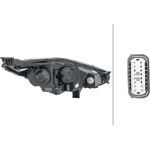 1EL 354 803-051 Scheinwerfer L H1/H7+MOT+TGFL LED CHR HELL PQ 1EL 354 803-051 Scheinwerfer L H1/H7+MOT+TGFL LED CHR HELL PQ