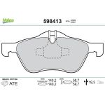 Valeo Bremsbelagsatz 598413 Valeo Bremsbelagsatz 598413