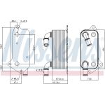Nissens Ölkühler PKW 90791 Nissens Ölkühler PKW 90791