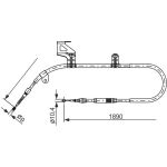 Handbremsseil li 1987477803 Handbremsseil li 1987477803