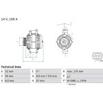 Lichtmaschine 0 986 044 010 Lichtmaschine 0 986 044 010
