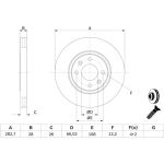Bremsscheibe VA 0 986 478 831 Bremsscheibe VA 0 986 478 831