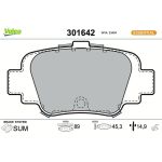 Valeo Bremsbelagsatz 301642 Valeo Bremsbelagsatz 301642