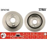 Bremsscheibe Nissan T. X-Trail DF4745