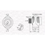 Magneti Marelli Lichtmaschine 063731884010 Magneti Marelli Lichtmaschine 063731884010