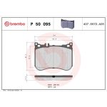 BREMBO Bremsklötze VA P 50 095 BREMBO Bremsklötze VA P 50 095