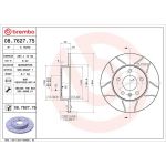 10 482 013M Bremsscheibe HA Brembo Max 08.7627.75 10 482 013M Bremsscheibe HA Brembo Max 08.7627.75