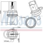 Nissens Kühlmitteltemperatursensor 207069 Nissens Kühlmitteltemperatursensor 207069
