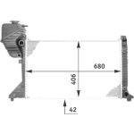 MAHLE Kühler, Motorkühlung CR 711 000P MAHLE Kühler, Motorkühlung CR 711 000P