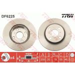 Bremsscheibe Toyota P. Iq 1.0 08 DF6225 Bremsscheibe Toyota P. Iq 1.0 08 DF6225