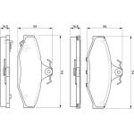 Bosch Bremsbelagsatz 0 986 424 561 Bosch Bremsbelagsatz 0 986 424 561