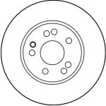 TRW Bremsscheibe Vorderachse DF2749 TRW Bremsscheibe Vorderachse DF2749