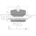 TX 15-13 TOMEX brakes Bremsbelagsatz, Scheibenbremse TX 15-13 TX 15-13 TOMEX brakes Bremsbelagsatz, Scheibenbremse TX 15-13