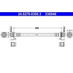 ATE Bremsschlauch 24.5279-0305.3 ATE Bremsschlauch 24.5279-0305.3