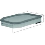 MAHLE Luftfilter LX 1741/1 MAHLE Luftfilter LX 1741/1