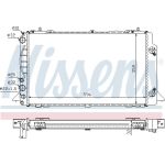 Nissens Wasserkühler PKW 60448A Nissens Wasserkühler PKW 60448A
